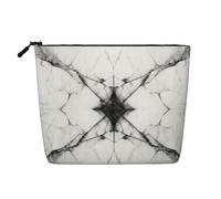 Black White Marble1 Print Toiletry Bag Cosmetic Bag Large Capacity Travel Makeup Bag for Women for Daily Use Travel