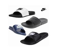 (Black White, Men's UK SIZE 12) Nike Benassi JDI Men's Flip Flops Athletic Sliders