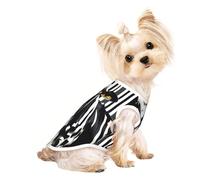 Black White Milk Cow Print Dog Shirt Summer Pet T-Shirts Stretchy Cats Dogs Tee Shirt Sleeveless Tank Top Dog Vest