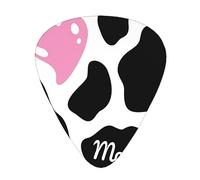 Black White Milk Cow Print Guitar Pick Comfortable Feel, Clear Sound, Multiple Thicknesses For Varied Tones
