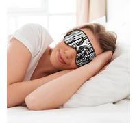 Black White Milk Cow Print Soft Eye Mask for Sleep Mask Sleep Eye Mask for Women Men Sleeping Sleeping Travel