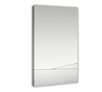 Black White Minimalist Line Art Print Canvas Wall Art Abstract Decor Canvas Poster Bedroom Decor Landscape Office Room Decor Gift 20x30inch(50x75cm)