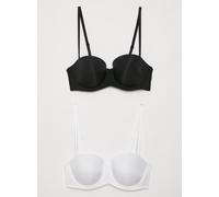 Black & White Multiway Balcony Bra 2 Pack 32B