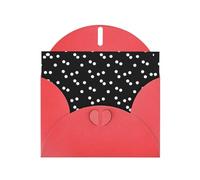 Black White Polka Dots Thank You Card Envelope 4x6 Inch Wedding Baby Shower Thank You Bride Shower Business Birthday.