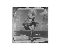 Black & White Poster Poster Print Art Wall Painting Canvas Posters Modern Bedroom Decor 16x16inch(40x40cm)