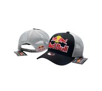 (Black White) Racing Red Bull Baseball Cap Unisex Round Top Sun Protect Outdoor Casual Hat