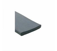 Black/White/Red Self Adhesive Sealing Strip Square Rectangle Foam Silicone Window Door Soundproof Anti-Collision Seal Flat Pad-40x5mm Black-1M