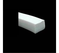 Black/White/Red Self Adhesive Sealing Strip Square Rectangle Foam Silicone Window Door Soundproof Anti-Collision Seal Flat Pad-30x20mm White-1M