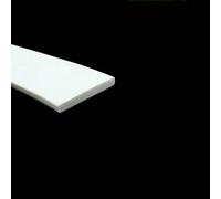 Black/White/Red Self Adhesive Sealing Strip Square Rectangle Foam Silicone Window Door Soundproof Anti-Collision Seal Flat Pad-40x5mm White-1M