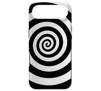 Black White Retro Hypnotic Spiral Swirl Vortex Illusion Case for iPhone Air