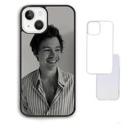 Black White Smile Harry Photo Styles Horan One 1D Direction Custom Compatible With iPhone 6 7 8 SE 2020 X XR XS 11 12 13 14 15 16 16E Pro Max Plus Mini Bumper Case Custom Personalised Name