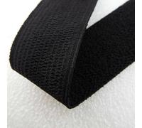 Black White Soft Elastic 19mm 25mm 32mm Gentle Feel Underwear Buy 1 2 or 4m 595D, 19mm Black, 1 Metre