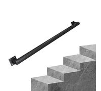 Black/White Square Pipe Balusters for Stairs Railing Outdoor/Indoor Metal Wrought Iron Support Rod Kit Complete Set for Steps and Banister Installation