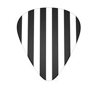 Black & White Stripe Advanced guitar pick 12 pieces Three thicknesses for bass, electric guitar, acoustic guitar bag