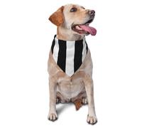 Black & White Stripe Dog Bandana Pet Scarf Accessories for Small Medium Dogs Cats Photo Prop, Triangle Pet Bandanas Adjustable Puppy Bib Washable Dog Kerchief Puppy Neckerchief