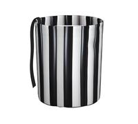 Black & White Stripe Hanging car Trash can is Suitable for Many Types of Cars. It is Practical and Convenient, and is Simply The Perfect Partner for Driving.