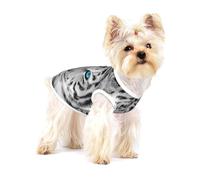 Black White Tiger,Cotton Sleeveless Pet T-Shirt Soft Stretchy Puppy Breathable Vest,M