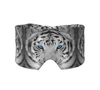 Black White Tiger, Full Eye Covers Light Blocking Eye Mask Sleep Eye and Ear Muffs
