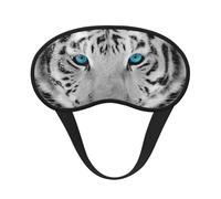 Black White Tiger, Full Eye Covers Light Blocking Eye Masks Blackout Sleep Eye Muffs