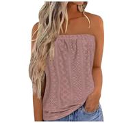 Black White Tunic Tops for Women UK Plus Size Strapless Bandeau Tank Tops Red Coffee Navy Casual Sleeveless Summer Loose Fit Holiday Tshirt Blouse Ladies Vest Tube Top XL XXL 3XL 4XL 5XL 6XL 7XL 8XL