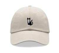 Black & White Tuxedo Cat Baseball Cap Vintage Washed Unisex Dad Hat Adjustable Stone