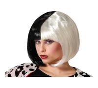 Black White Wig - Brand: BigBuy Carnival - EAN: 8422259802341