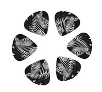 Black & White Zebra Guitar Pick 12 picks Fashion Personalized Bass Pick Durable Electric Guitar Plectrums Instrument Accessories for Ukulele Electric Guitar Bass