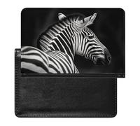 Black & White Zebra Passport Cover Protector Rfid Blocking Passport Holder Id Card Holder Secure Travel Wallet Organizer for Passport Tickets Credit Cards, style, One Size