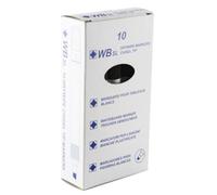 Drywipe 00DCTMBK10 Chisel Tip Whiteboard Marker - Black (10 Pack)
