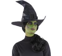 Smiffys Black Wicked Witch Hat Halloween Fancy Dress Costume Accessory for Adults and Kids Classic Pointed Witch Hat