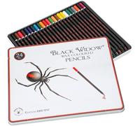 Black Widow Colouring Pencils 24 Coloured Pencil Set Best For Sketching