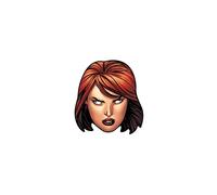 Black Widow from Marvel's The Avengers Single Card Party Fancy Dress Mask
