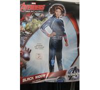 BLACK WIDOW GIRLS COSTUME Small 4-6 Avengers Superhero Cosplay Rubie's NEW
