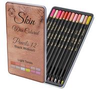 Black Widow Light Tone Skin Colored Pencils Set Best For Portraits | Best For Portraits