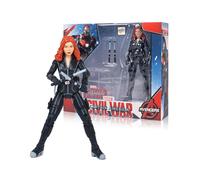 (Black Widow) Marvel's Avengers Series Spiderman Iron Man Model Bracket Toy Gift