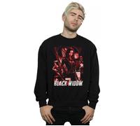 Black Widow Movie Red Group Sweatshirt Marvel Black M