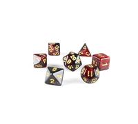 Black Widow Nebula Acrylic DnD Dice For Dungeons & Dragons D20 RPG Games Polyhedral Dice