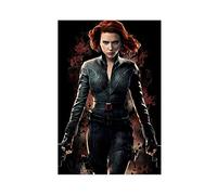 Black Widow Poster Scarlett Johansson Movie Art Canvas Poster Bedroom Decor Sports Landscape Office Room Decor Gift Unframe-style 16x24inch(40x60cm)