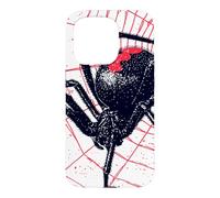 Black Widow Spider Gothic Horror Design Case for iPhone 15 Pro
