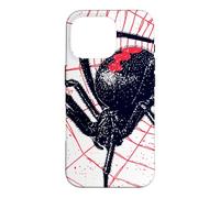 Black Widow Spider Gothic Horror Design Case for iPhone 16 Pro