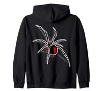 Black Widow Spider Zip Hoodie