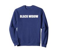 Black Widow Sweatshirt, Adult Unisex, Navy, XXL