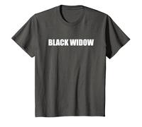 Black Widow T-Shirt, Kids, Asphalt, 4 Years