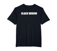 Black Widow T-Shirt, Men's Big and Tall, Black, 4X Tall