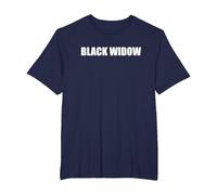 Black Widow T-Shirt, Men's Big and Tall, Navy, 3X Tall