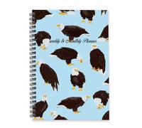 Black Wild Birds 2026 Journal Diary A5 To Do List Notebook Planning Notebook Diary 2026 Mens Journal Planner for Workout Week To View Monthly Year Planner with Dotted Line Note Page Slim