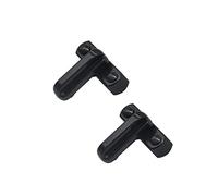 Black Window Sash Jammer, Lokatall Window Lock Jammers French Doors Security Lock, Locking Sash Jammer Blocker Zinc Alloy Window Buckle Home Security Jammer Locks for UPVC/PVC Doors & Windows, 2 Pack