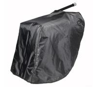 Black Windproof Leg Cover For Electric Scooter And Motorcycle With Warm Lambskin Lining To Keep Legs Dry In Cold Winter Weather Conditions While Riding On City Streets Or Country Roads Safely