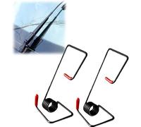 Black Windshield Wiper Arm Pressure Spring Booster,Wiper Arm Pressure Spring Set,Spring Puller for Windshield Wiper Arm,Car Wiper Booster Spring,Automotive Replacement Windshield Wiper Blades