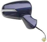 Black Wing Mirror For Suzuki For S-Cross For SX4 2014 2015 Auto Outside Door Rearview Mirror Assemblys(6pins right,Blue)